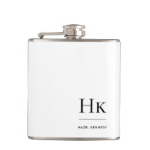 Monograma blanco personalizado monogramado