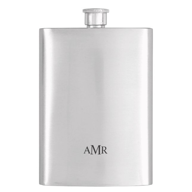 Petaca Monograma clásico personalizado (Anverso)