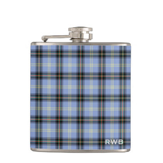 Petaca Monograma de Clan Bell Tartan