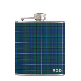 Petaca Monograma de Clan Douglas Tartan