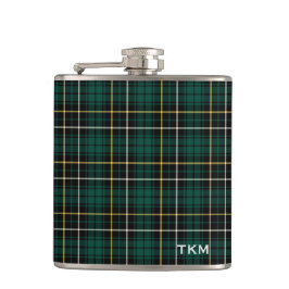 Petaca Monograma de Clan MacAlpine Tartan