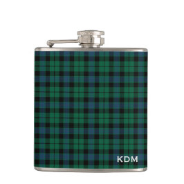 Petaca Monograma de Clan MacKay Tartan