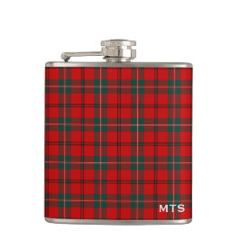 Petaca Monograma de Clan Scott Tartan