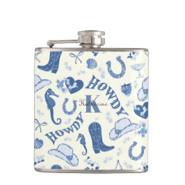 Petaca Monograma de lechuza costera cuta chica