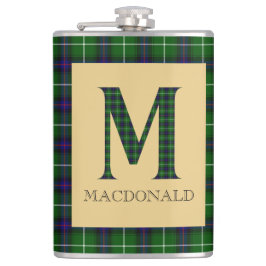 Petaca Monograma de MacDonald Tartan M