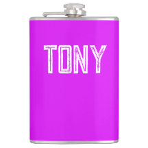 Monograma de nombre personalizado de neón sólido p