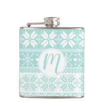 Monograma de suéter de invierno de cualquier Isla 