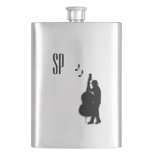 Petaca Monograma del bajista (Anverso)