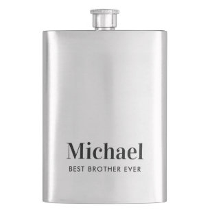 Petaca Monograma del mejor hermano