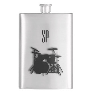 Petaca Monograma determinado del diseño de la música del