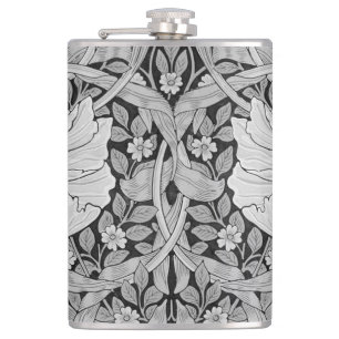 Petaca Monotone gris impermeable, William Morris