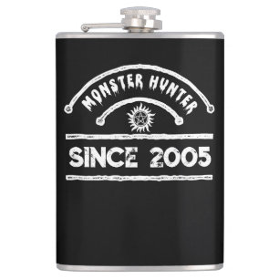 Petaca Monster Hunter Sigil Tipografía en peligro