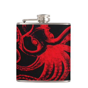Petaca Monstruo de Kraken de la cosecha de vapor del géne