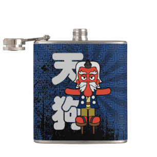 Petaca Monstruo japonés del Tengu Yokai