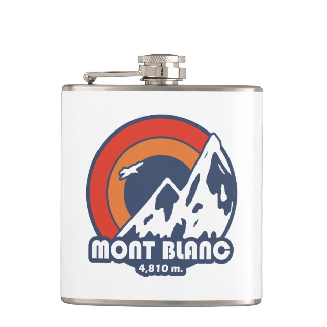 Petaca Mont Blanc France Sun Eagle (Anverso)