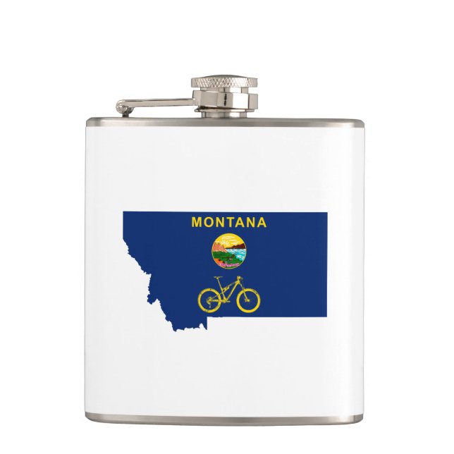 Petaca Montaña en Montana (Anverso)