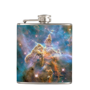 Petaca Montaña Mística Nebulosa Carina Foto Espacial Hubb