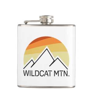 Petaca Montaña Wildcat New Hampshire Retro