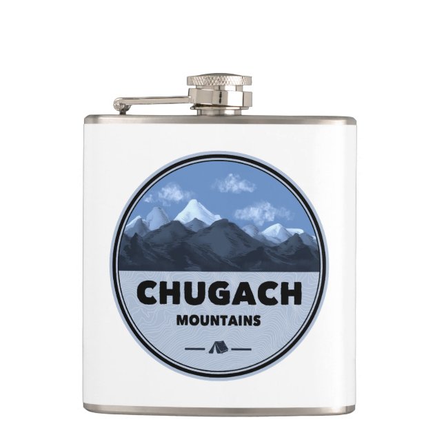 Petaca Montañas Chugach Camping Alaska (Anverso)