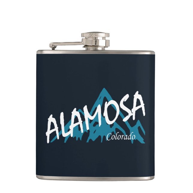 Petaca Montañas de Alamosa Colorado (Anverso)