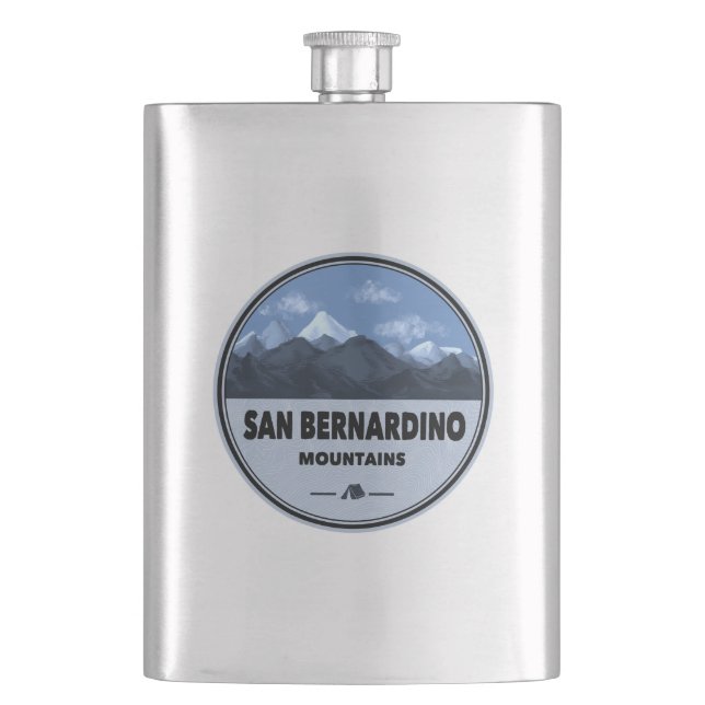 Petaca Montañas de San Bernardino Camping California (Anverso)