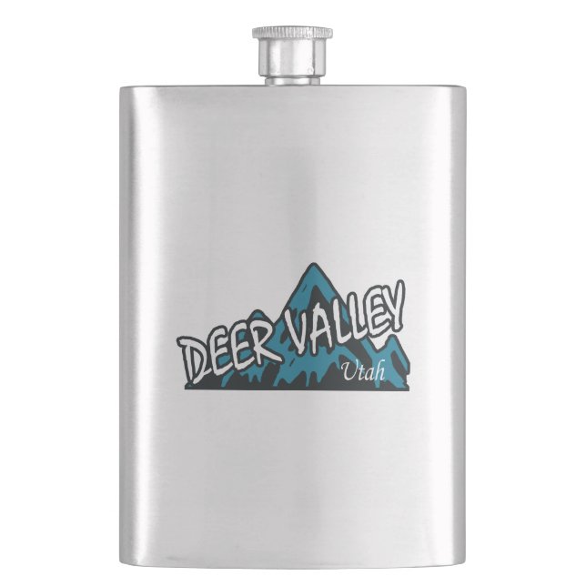 Petaca Montañas del Valle de los Cerfs (Anverso)