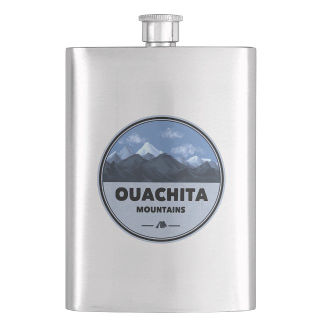 Petaca Montañas Ouachita Camping Arkansas Oklahoma (Anverso)