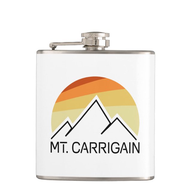 Petaca Monte Carrigain Retro New Hampshire (Anverso)