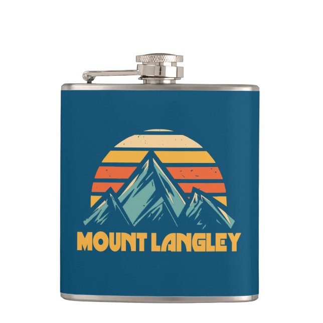 Petaca Monte Langley California Retro Turquoise (Anverso)