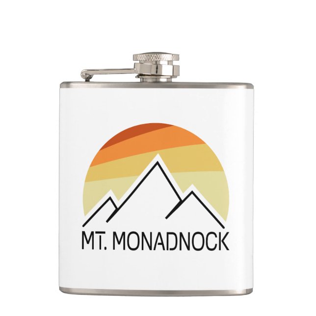 Petaca Monte Monadnock New Hampshire Retro (Anverso)