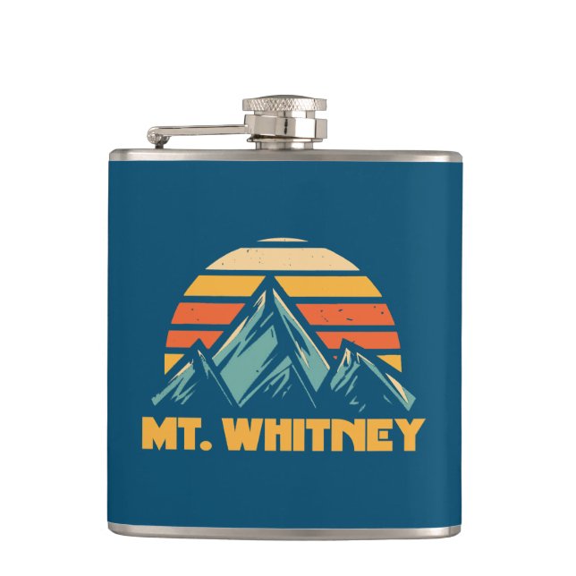 Petaca Monte Whitney California Retro Turquesa (Anverso)