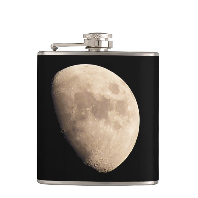 Petaca Moon Flask Personalizado Moon Flask Moon Gifts (Anverso)