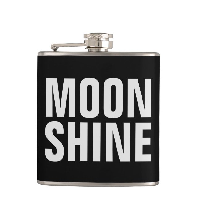 PETACA MOON SHINE FUNNY FLASK (Anverso)