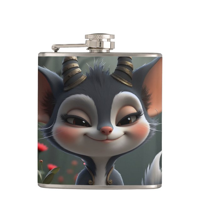 Petaca Moonlit Mischief Forest Spirit of Crimson Bloom.  (Anverso)