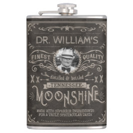Petaca Moonshine Vintage Medicina Hillbilly Marrón Person