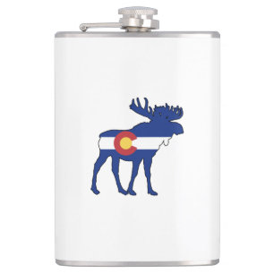 Petaca Moose de Bandera Colorado