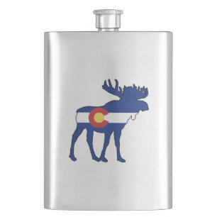 Petaca Moose de Bandera Colorado