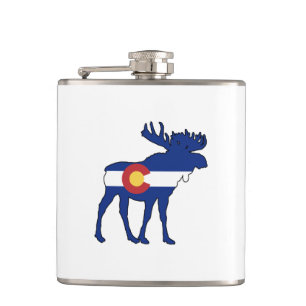 Petaca Moose de Bandera Colorado