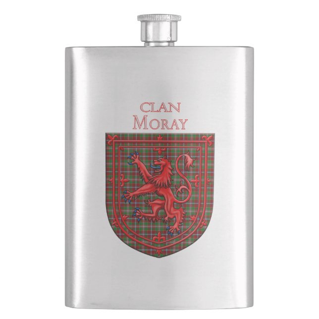 Petaca Moray de Abercairny Tartan Scottish Plaid (Anverso)