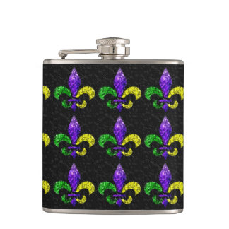 Petaca Mosaic Fleur-de-lis