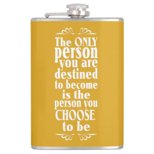 Petaca Motivation CHOICE personalizado flask color