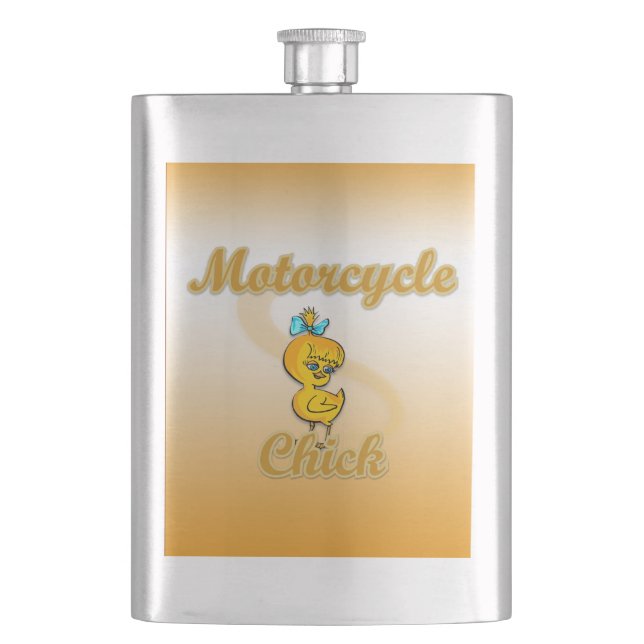 Petaca Motorcycle Chick (Anverso)