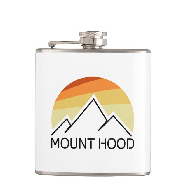 Petaca Mount Hood Oregon Retro (Anverso)
