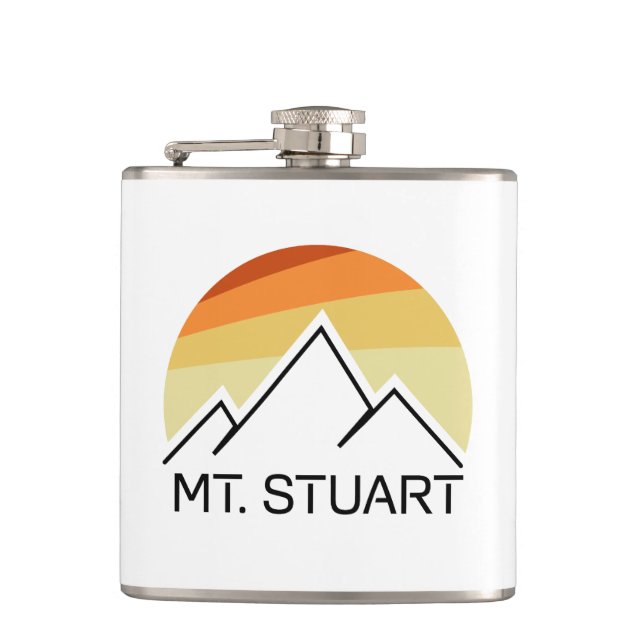 Petaca Mount Stuart Washington Retro (Anverso)