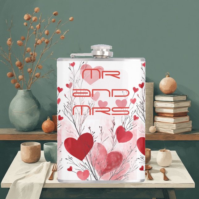 Petaca Mr & Mrs Forever Timeless Elegance Romantic Couple (Mr & Mrs Forever Timeless Elegance Romantic Couple Flask)