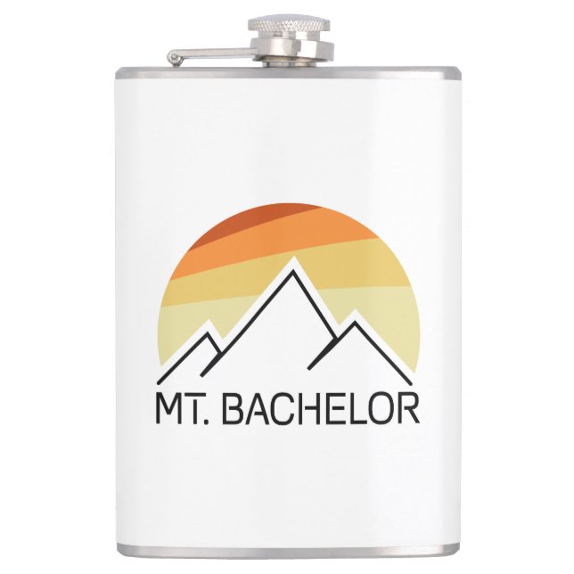 Petaca Mt. Bachelor Oregon Retro (Anverso)