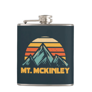 Petaca Mt. McKinley Alaska Retro Turquoise