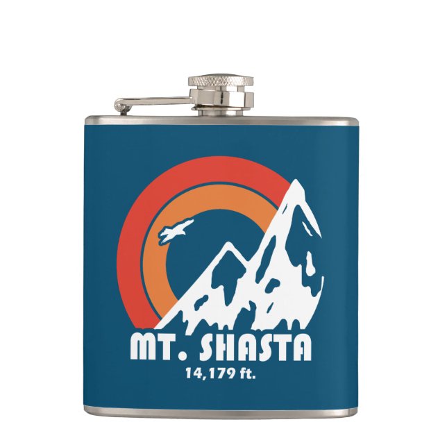 Petaca Mt. Shasta California Sun Eagle (Anverso)