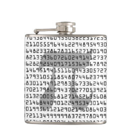 Petaca Muchos dígitos de la constante matemática de Pi