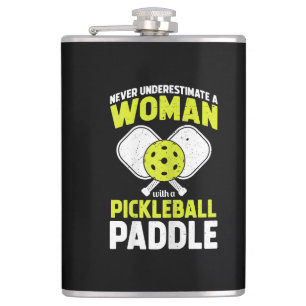 Petaca Mujer de Pickleball Regalo divertido para jugadora